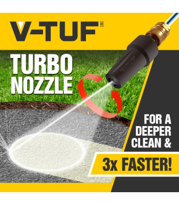 V-TUF Professional TURBO NOZZLE for V-TUF V3 & V5 PRESSURE WASHER - Code V3-V5 TURBO NOZZLE